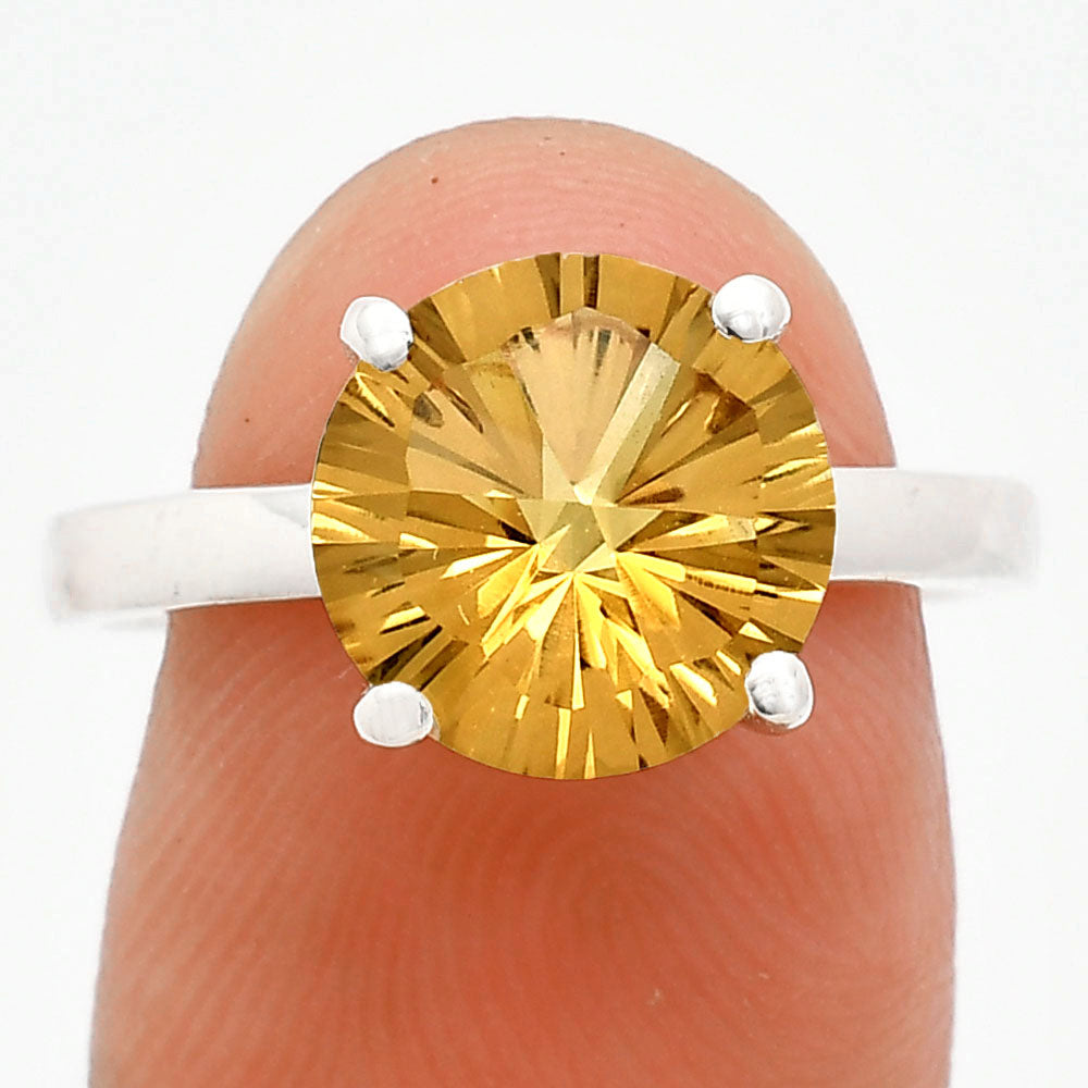 Fancy Cut Premium Natural Citrine Ring size-9.5 R-1019 12-ER10083
