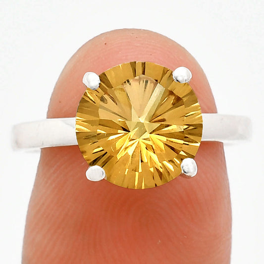 Fancy Cut Premium Natural Citrine Ring size-9.5 R-1019 12-ER10083