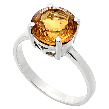 Fancy Cut Premium Natural Citrine Ring size-9.5 R-1019 12-ER10088
