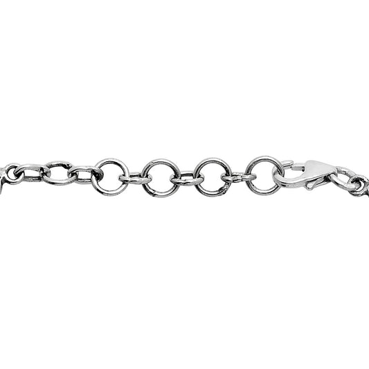 Premium Sky Blue Topaz Checker Briolette Bracelet B-1001 13-EB10064