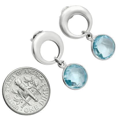 Premium Quality Sky Blue Topaz Earrings E-1259 13-EE10128