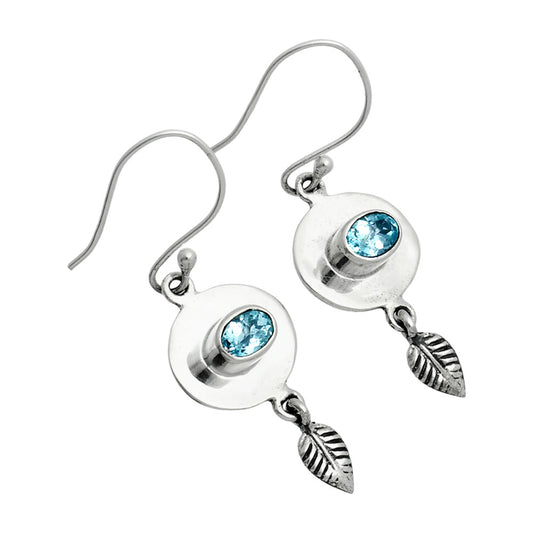 Premium Quality Sky Blue Topaz Earrings E-1230 13-EE10142