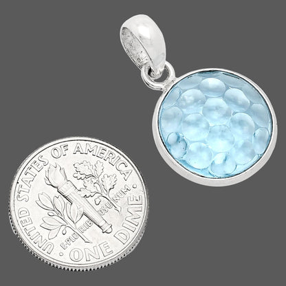 Fancy Cut Premium Sky Blue Topaz Pendant P-1001 13-EP10048