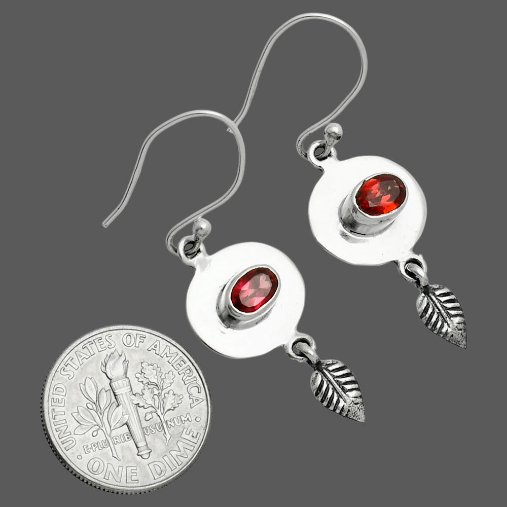 Premium Quality Hessonite Garnet - Madagascar Earrings E-1230 14-EE10156