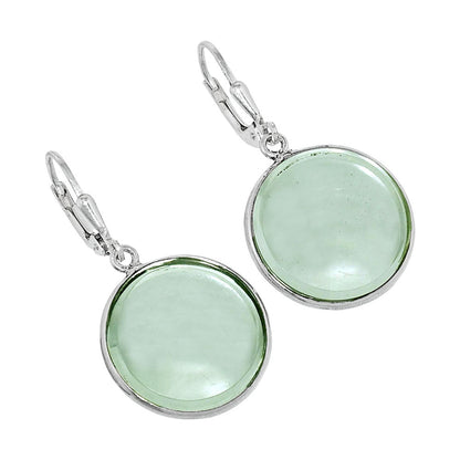 Fancy Cut Premium Prasiolite (Green Amethyst) Earrings E-1254 16-EE10172