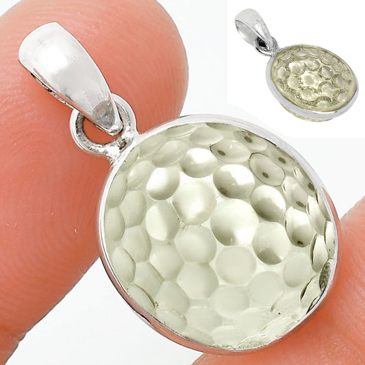 Fancy Cut Premium Prasiolite (Green Amethyst) Pendant P-1001 16-EP10068