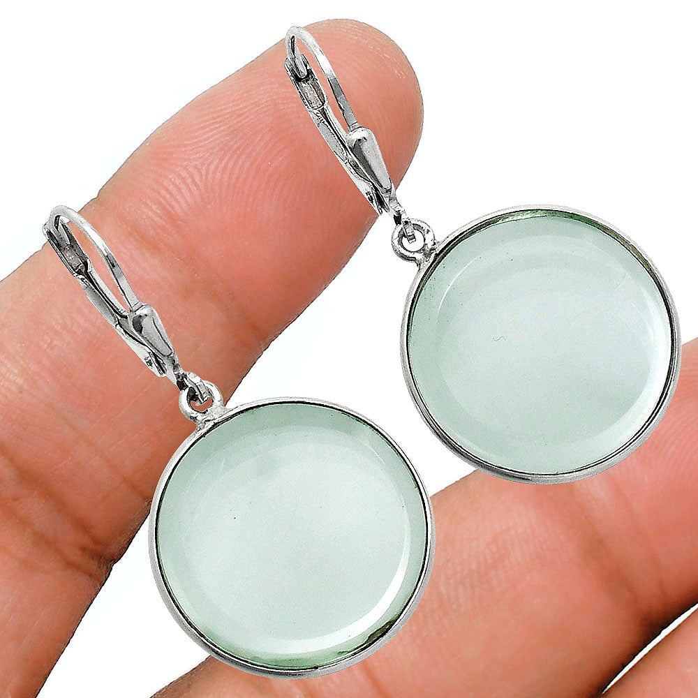 Premium Quality Prasiolite Pendant Earrings Set T-1015 16-ET10012