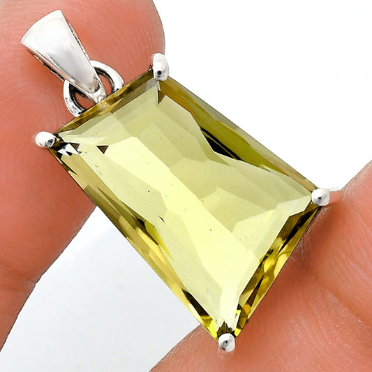 Premium Quality Natural Green Gold Pendant P-1013 19-EP10080