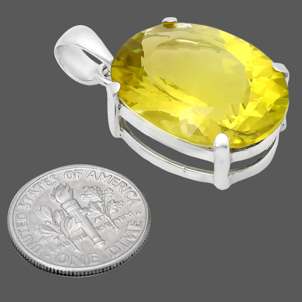 Premium Quality Natural Green Gold Pendant P-1013 19-EP10082