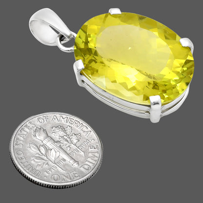 Premium Quality Natural Green Gold Pendant P-1013 19-EP10084