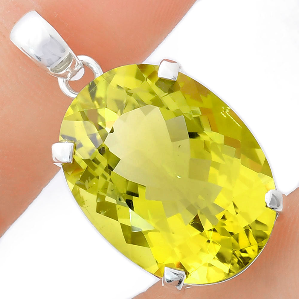 Premium Quality Natural Green Gold Pendant P-1013 19-EP10087