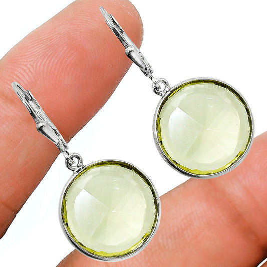 Premium Quality Lemon Quartz Pendant Earrings Set T-1015 19-ET10021