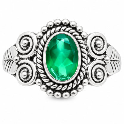 Premium Quality Natural Green Onyx Ring size-8 R-1280 21-ER10289