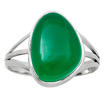 Premium Quality Natural Green Onyx Ring size-9 R-1003 21-ER10305