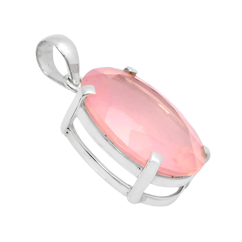 Premium Quality Rose Quartz - Madagascar Pendant P-1013 22-EP10094