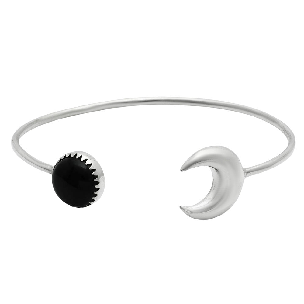 Premium Quality Black Onyx - Brazil Cuff Bangle Bracelet B-1046 23-EB10091