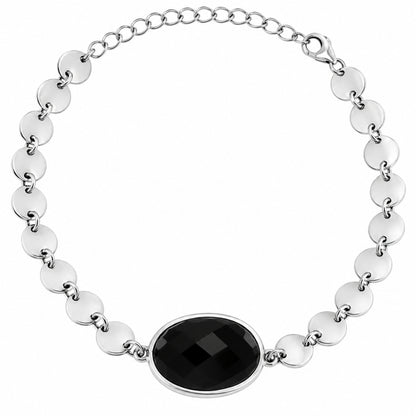 Premium Black Onyx Checker - Brazil Bracelet B-1044 23-EB10092