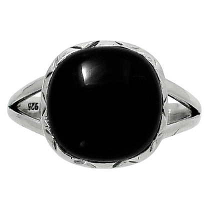 Premium Quality Black Onyx - Brazil Ring size-9 R-1074 23-ER10369