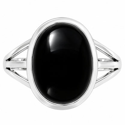 Premium Quality Black Onyx - Brazil Ring size-9 R-1006 23-ER10379