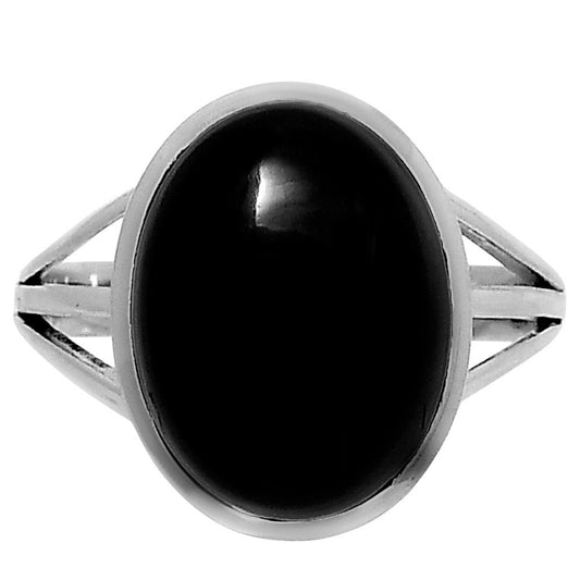 Premium Quality Black Onyx - Brazil Ring size-9 R-1006 23-ER10379