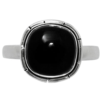 Natural Black Onyx - Brazil Ring size-7 R-1011 23-ER14818