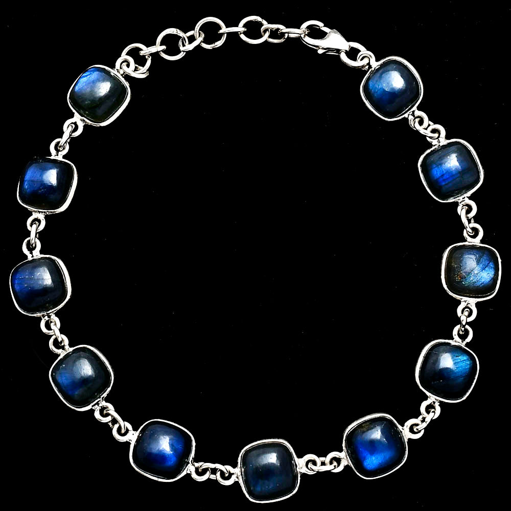 Premium Quality Blue Fire Labradorite - Madagascar Bracelet B-1001 24-EB10095