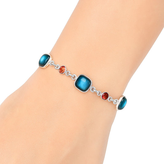 Premium Quality Blue Labradorite & Garnet Bracelet B-1006 24-EB10098
