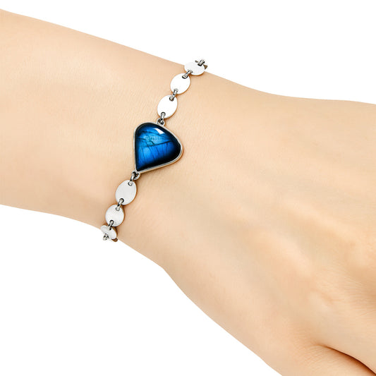 Premium Blue Fire Labradorite - Madagascar Bracelet B-1044 24-EB10106