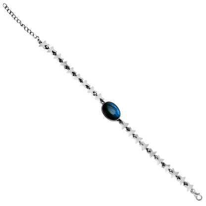 Premium Star - Blue Fire Labradorite Bracelet B-1044 24-EB10113