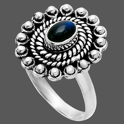 Premium Quality Blue Labradorite - Madagascar Ring size-8 R-1124 24-ER10440