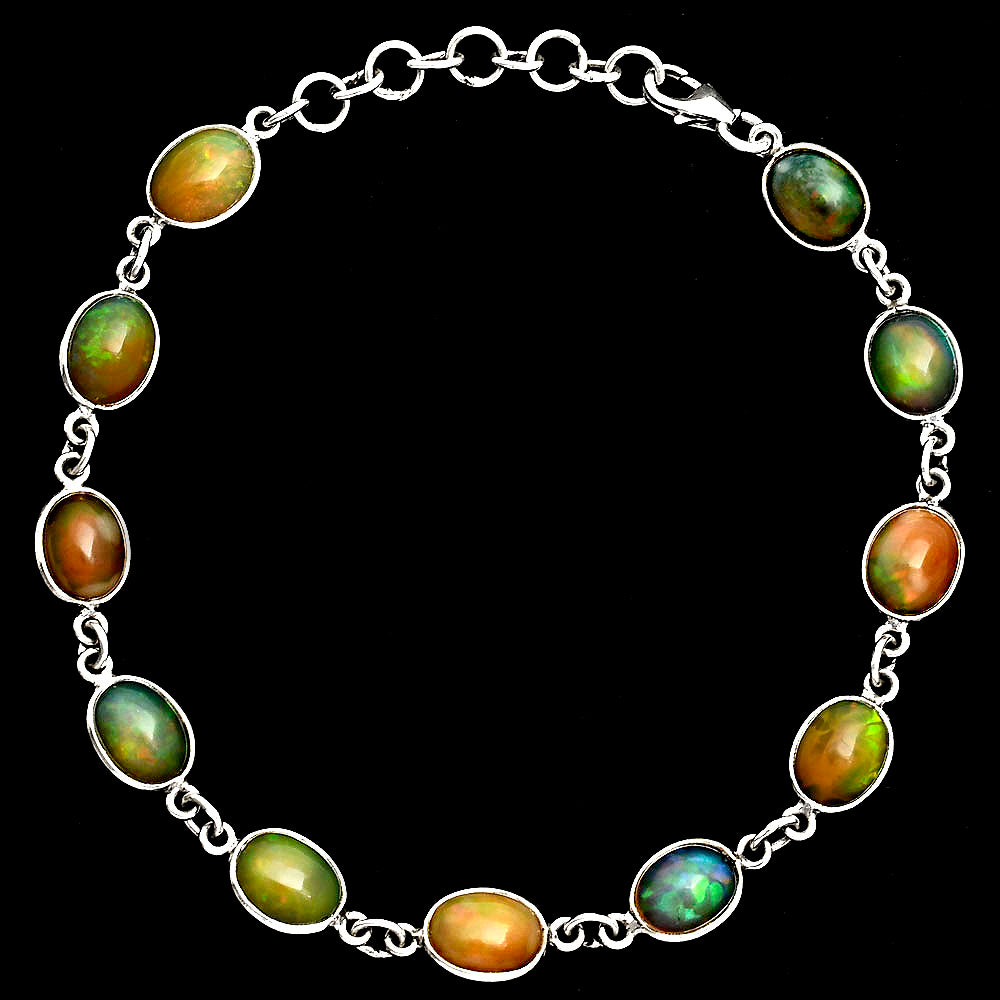 Premium Quality Ethiopian Opal Bracelet B-1001 25-EB10114