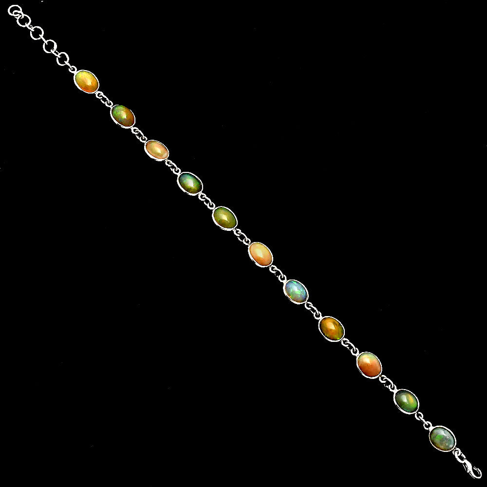 Premium Quality Ethiopian Opal Bracelet B-1001 25-EB10114