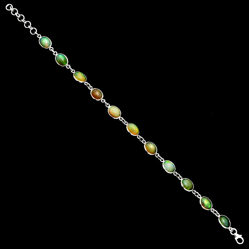 Premium Quality Ethiopian Opal Bracelet B-1001 25-EB10115