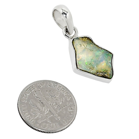 Ethiopian Opal Rough Pendant P-1001 25-EP11186