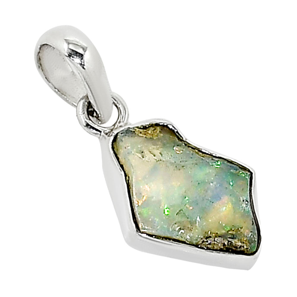 Ethiopian Opal Rough Pendant P-1001 25-EP11186