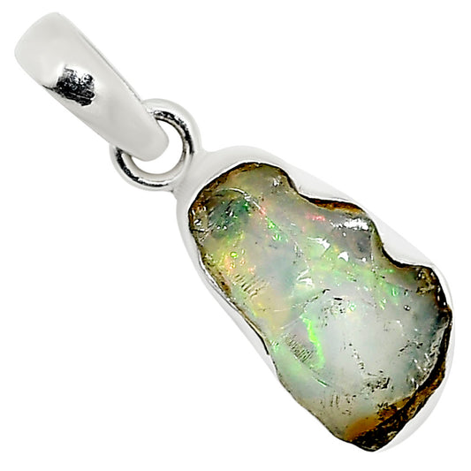 Ethiopian Opal Rough Pendant P-1001 25-EP11190