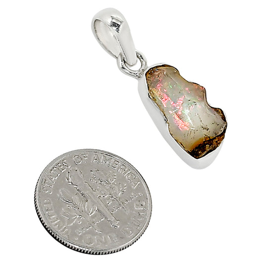 Ethiopian Opal Rough Pendant P-1001 25-EP11190