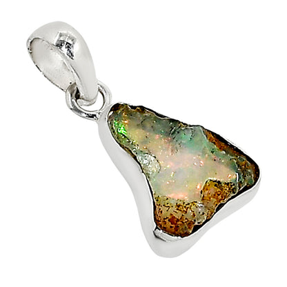 Ethiopian Opal Rough Pendant P-1001 25-EP11192