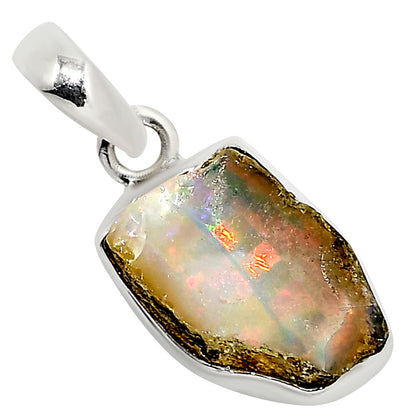 Ethiopian Opal Rough Pendant P-1001 25-EP11202