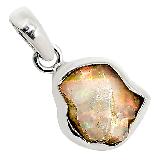 Ethiopian Opal Rough Pendant P-1001 25-EP11208