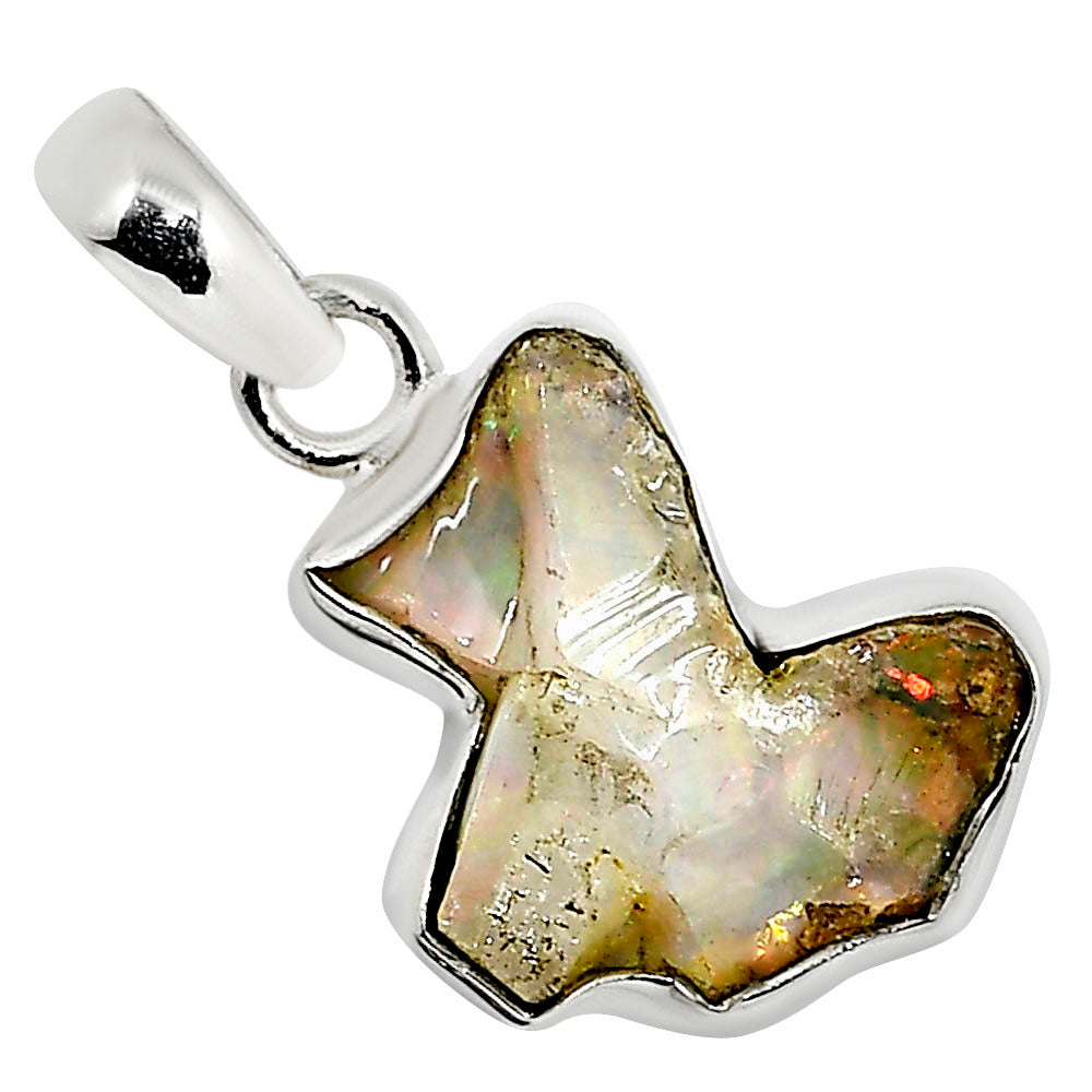 Ethiopian Opal Rough Pendant P-1001 25-EP11209