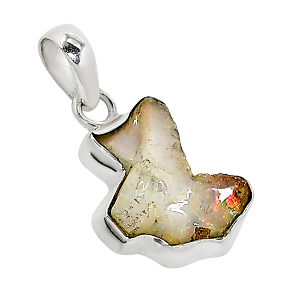 Ethiopian Opal Rough Pendant P-1001 25-EP11209