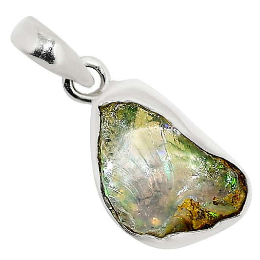 Ethiopian Opal Rough Pendant P-1001 25-EP11212