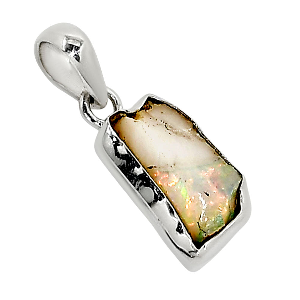 Ethiopian Opal Rough Pendant P-1001 25-EP11214