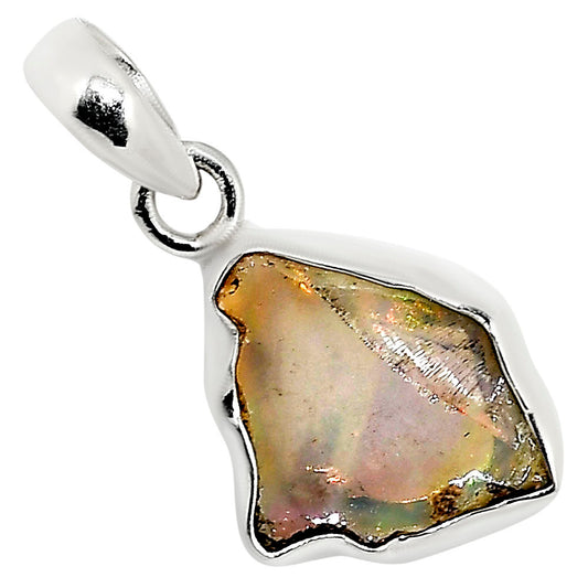 Ethiopian Opal Rough Pendant P-1001 25-EP11215