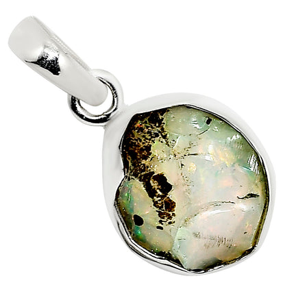 Ethiopian Opal Rough Pendant P-1001 25-EP11219