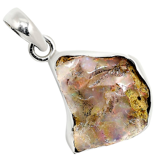 Ethiopian Opal Rough Pendant P-1001 25-EP11221