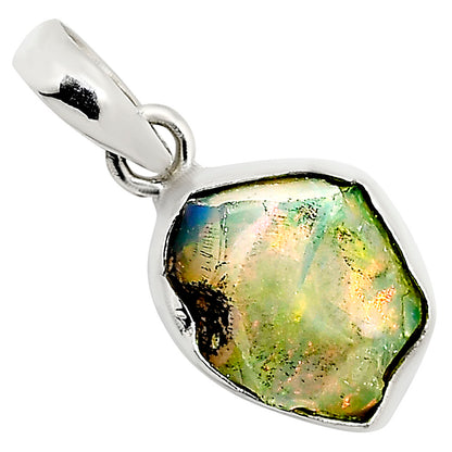 Ethiopian Opal Rough Pendant P-1001 25-EP11225