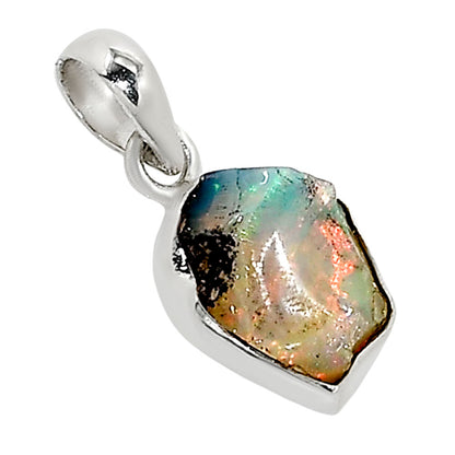 Ethiopian Opal Rough Pendant P-1001 25-EP11225