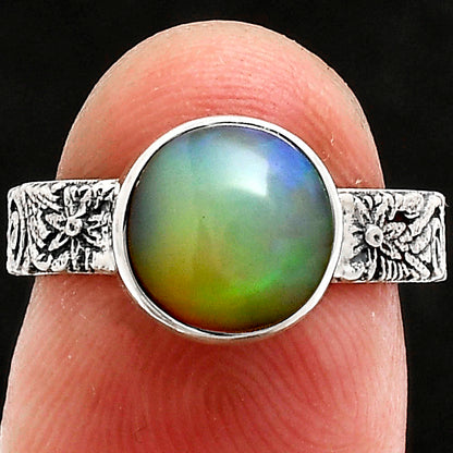 Premium Quality Ethiopian Opal Ring size-6 R-1055 25-ER10441